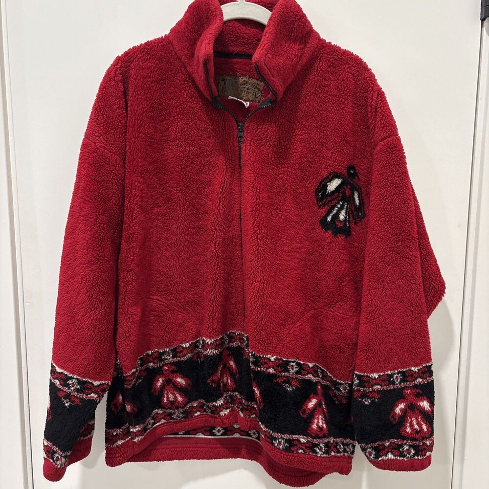 Vintage Bear Ridge Outfitters Fleece Zip-Up Jacket, Size S